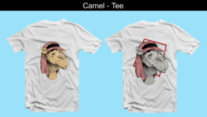 Camel t-shirt | Diseño de Camiseta por Tomi Ax