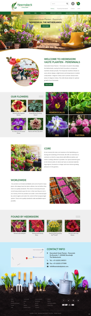 Web Design par pb pour Heemskerk Vasteplanten BV | Design : #25023291
