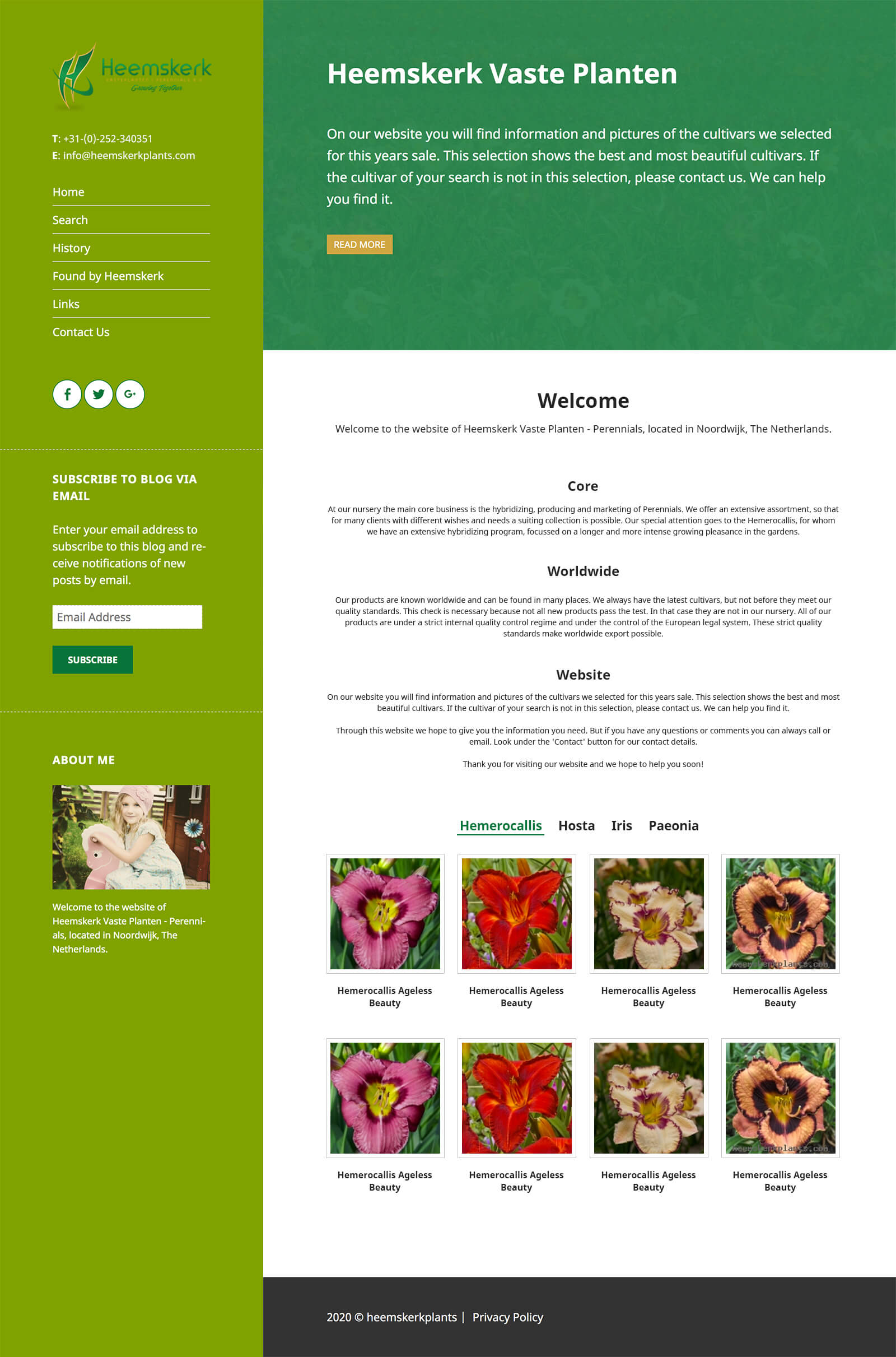 Web-Design von Yasir355 für Heemskerk Vasteplanten BV | Design #25037889