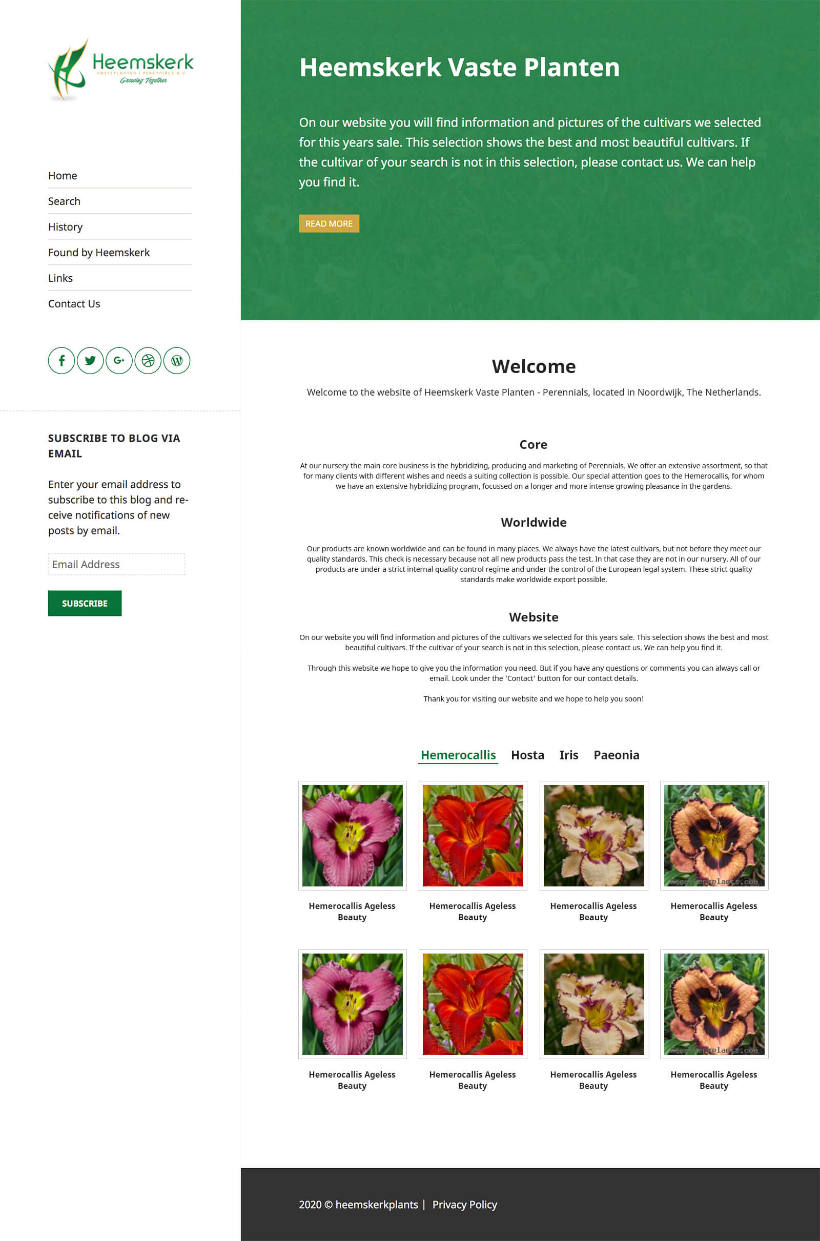 Web-Design von Yasir355 für Heemskerk Vasteplanten BV | Design #25037890