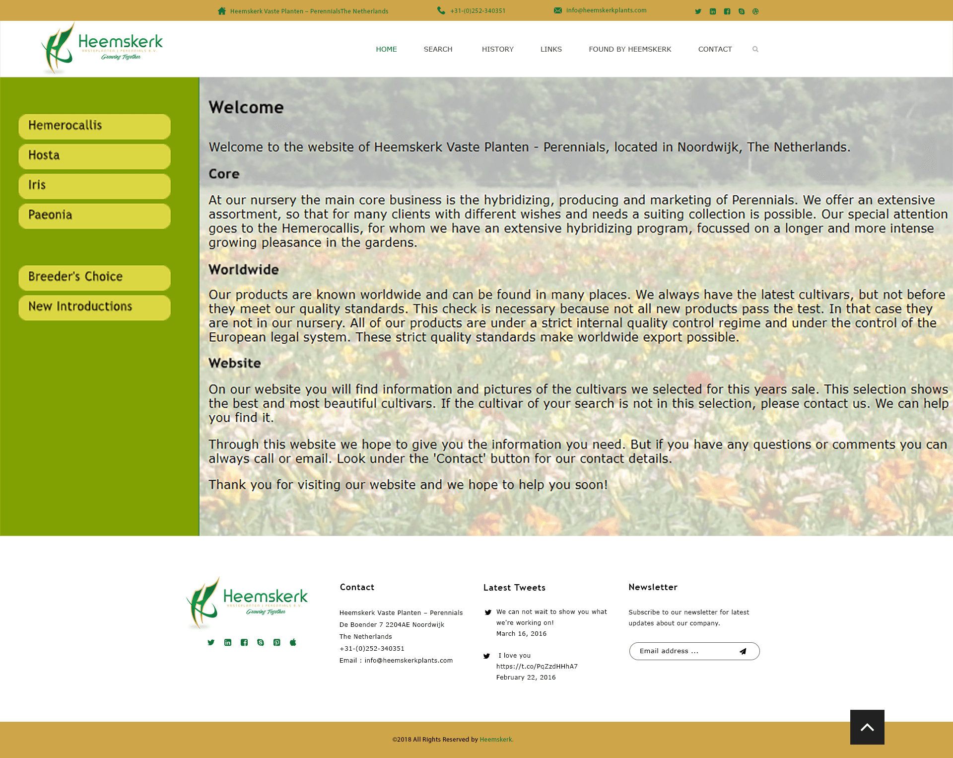 Web-Design von Yasir355 für Heemskerk Vasteplanten BV | Design #25053728