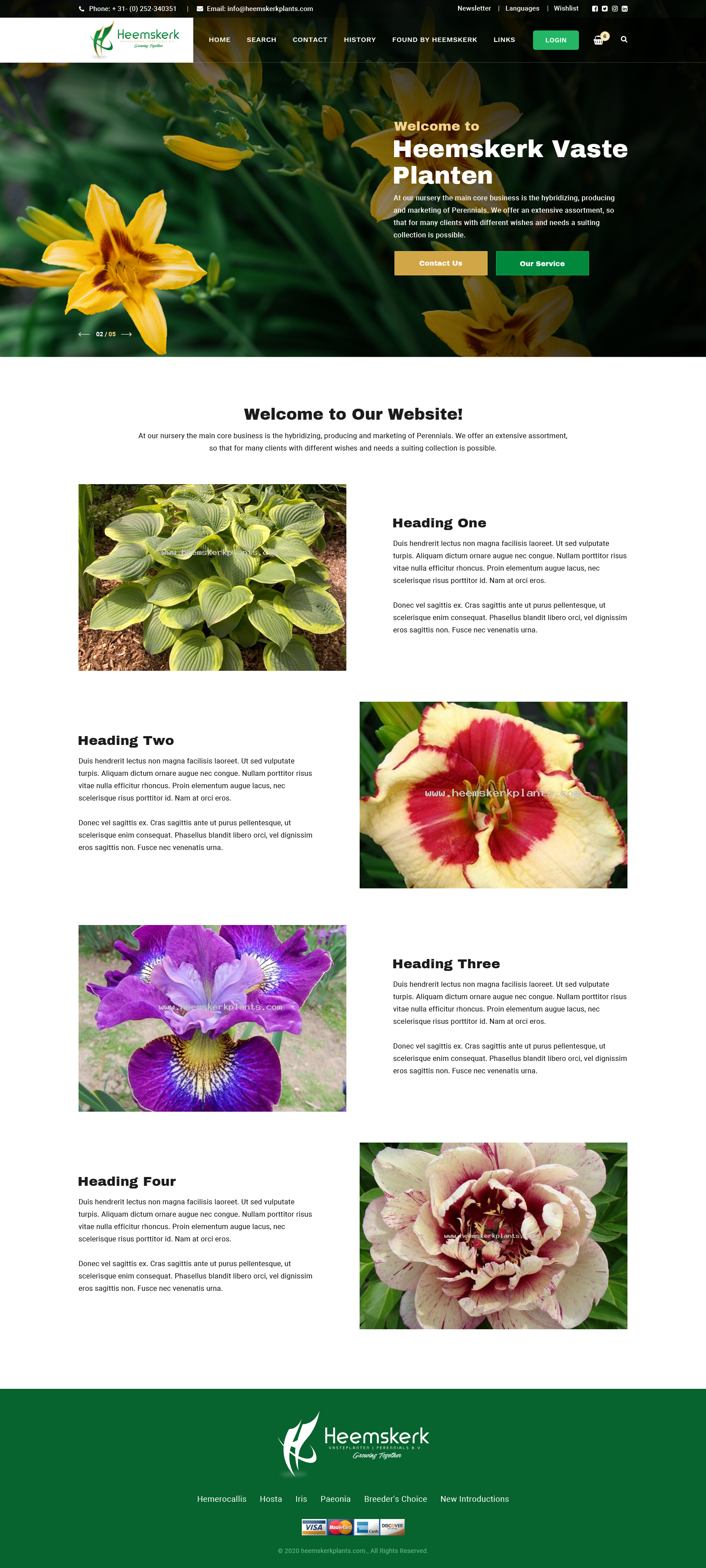 Web-Design von 123graphics für Heemskerk Vasteplanten BV | Design #25055417