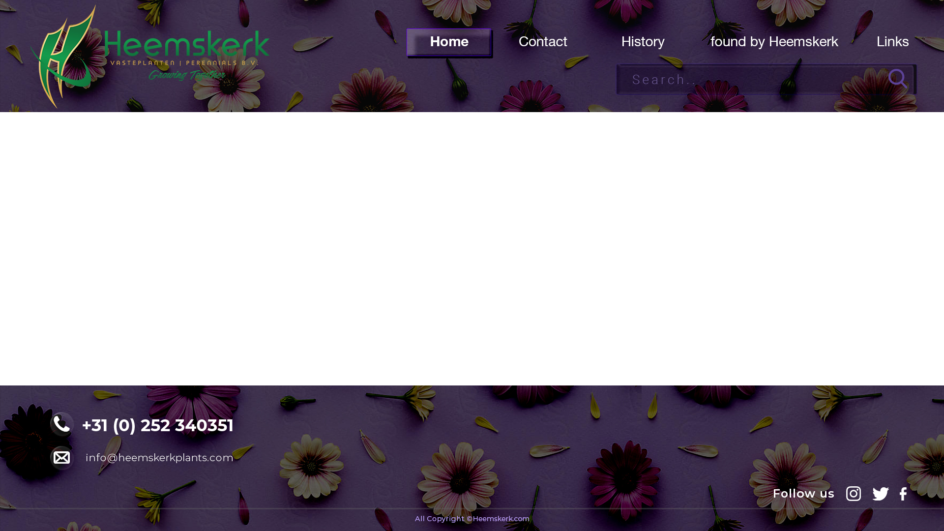 Web Design by logo_hunter for Heemskerk Vasteplanten BV | Design #25066881