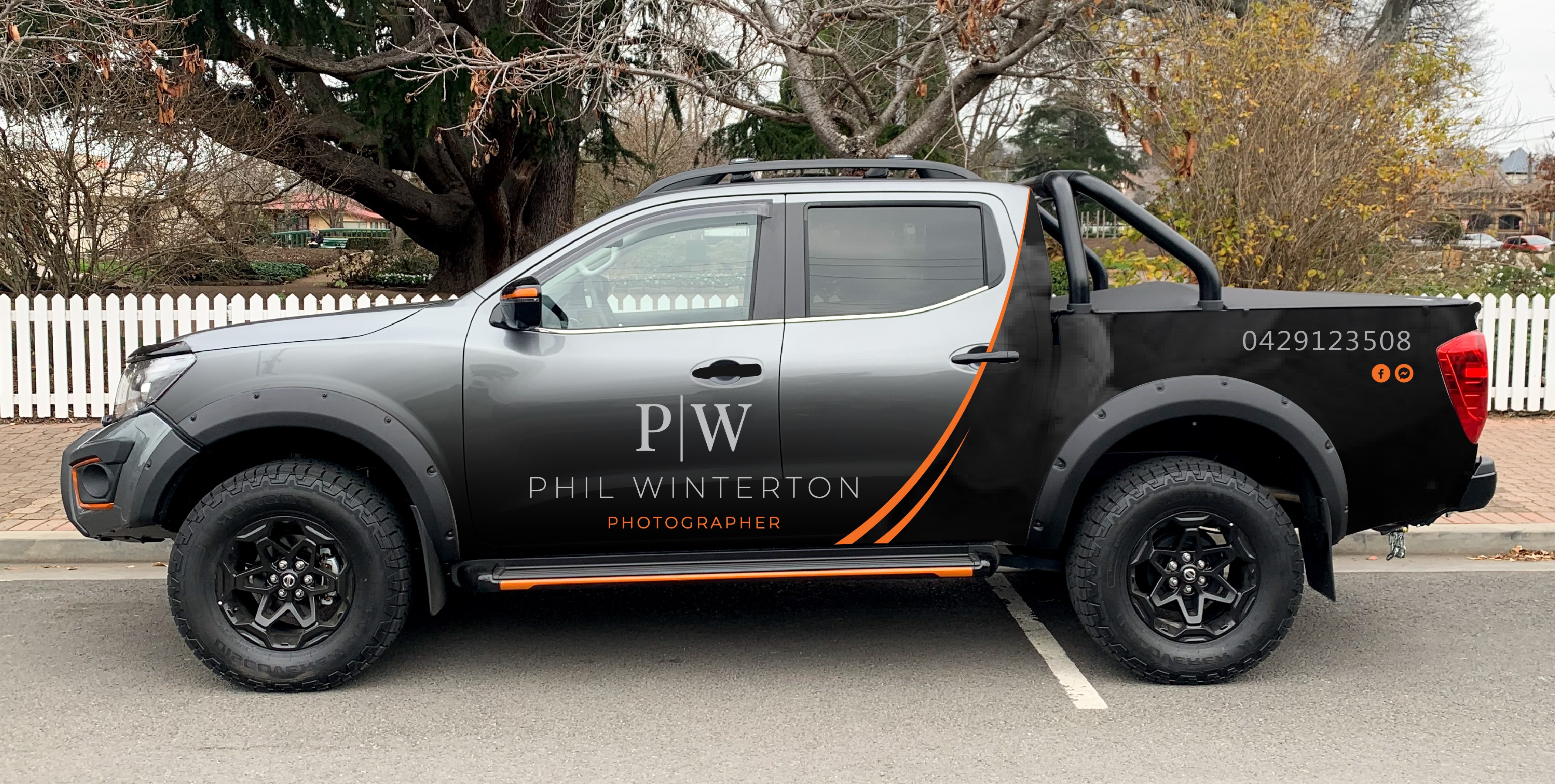 Car Wrap Design by Kira Graphics for Phil Winterton Photography | Design #25050816