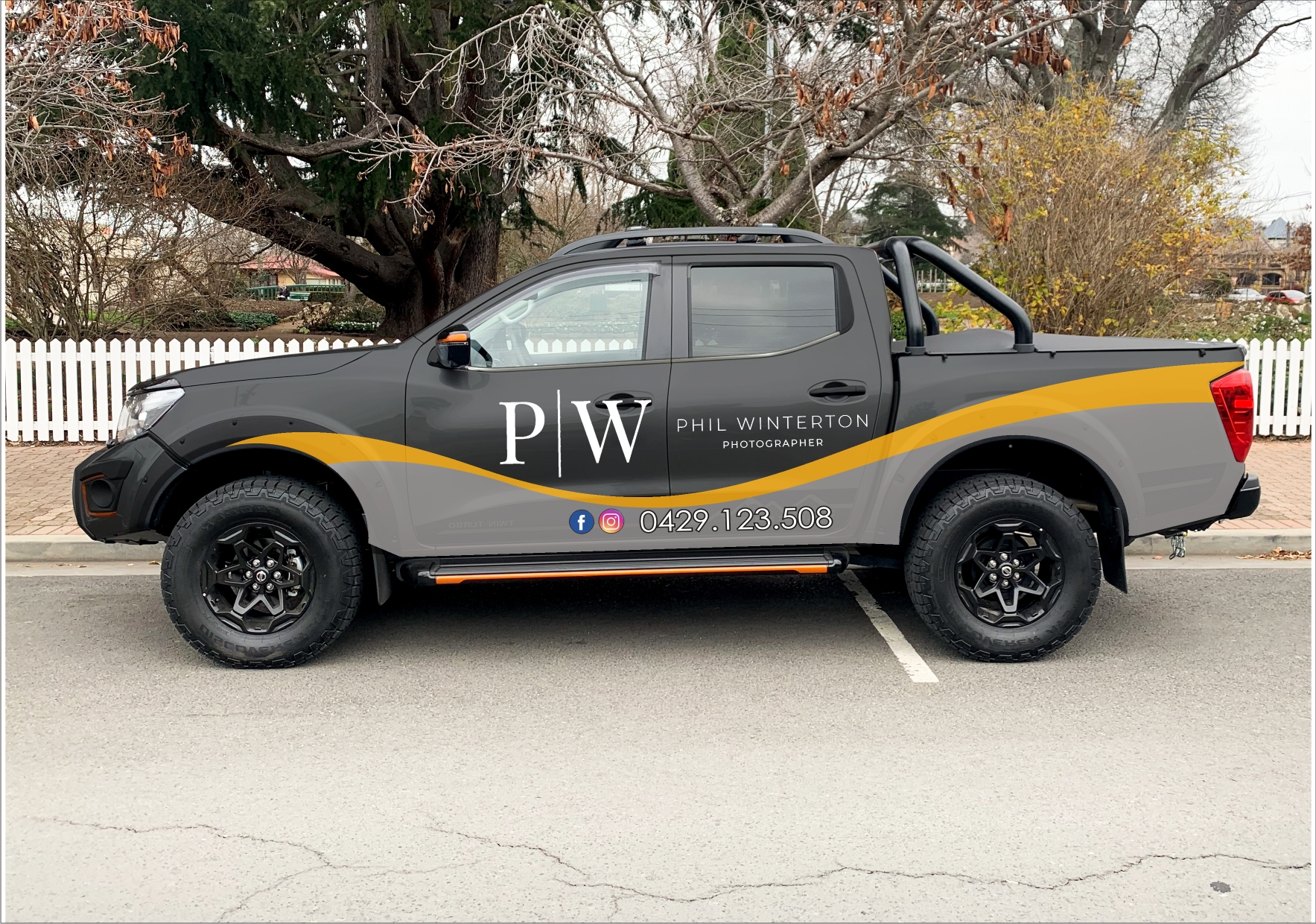Car Wrap Design by Agail.art for Phil Winterton Photography | Design #25406327