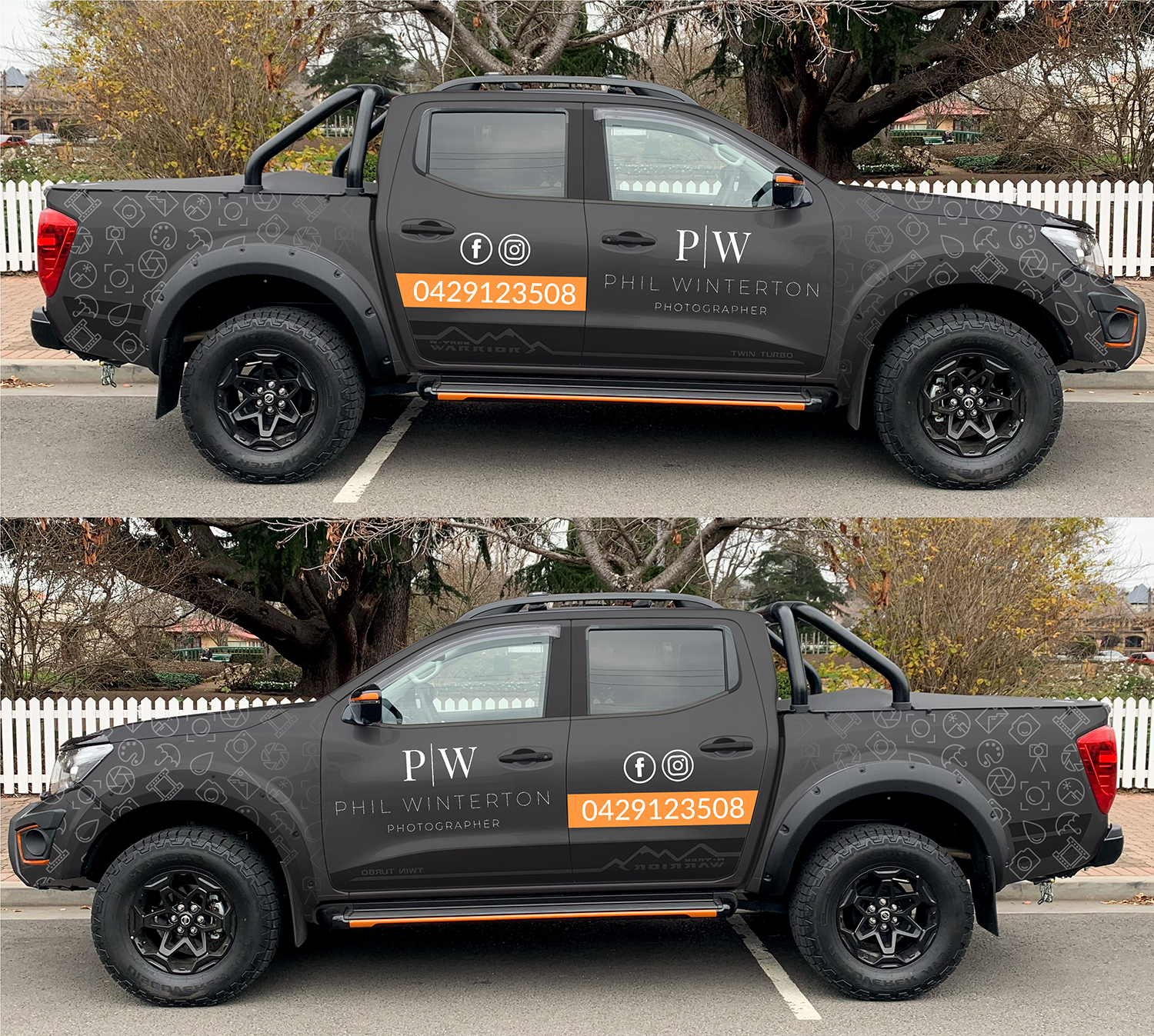 Car Wrap Design by Deziners Zone for Phil Winterton Photography | Design #25024289