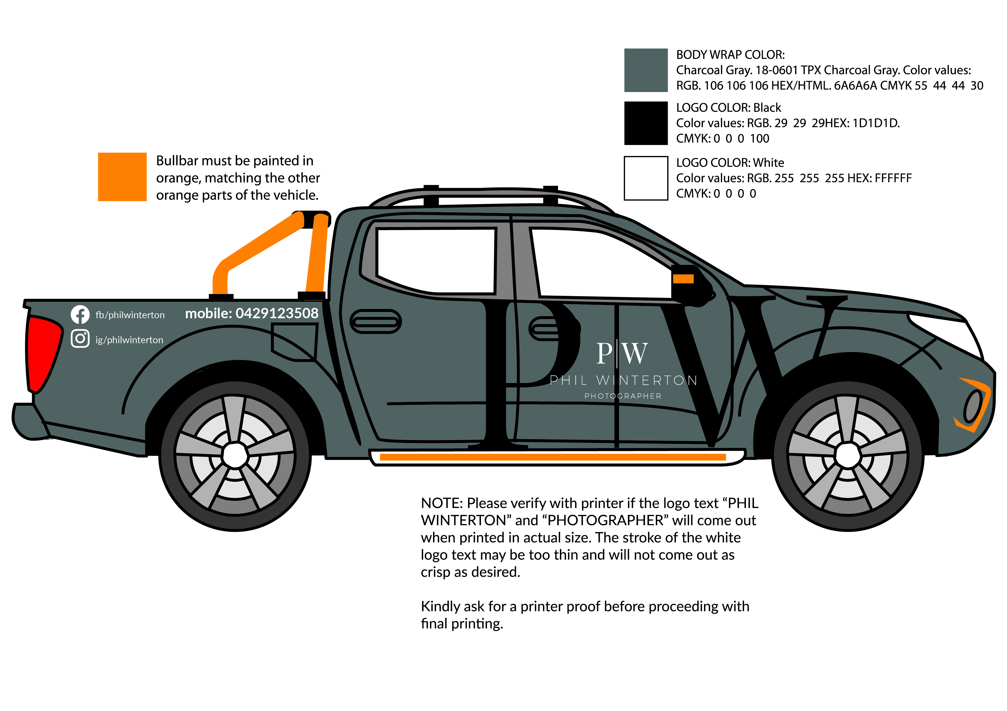 Design de Covering de Véhicule par Javelin Studio pour Phil Winterton Photography | Design #25617917