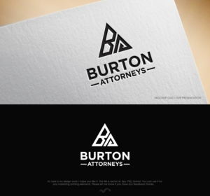 BURTON ATTORNEYS | Logo Design by Mono.co