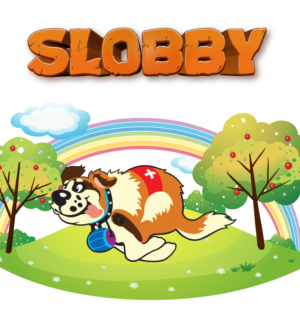Cover for a children’s book ages 1-5 called “slobby” | Diseño de portada de libro por CreaTVIT