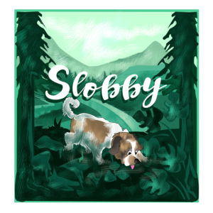 Cover for a children’s book ages 1-5 called “slobby” | Diseño de portada de libro por SAI DESIGNS