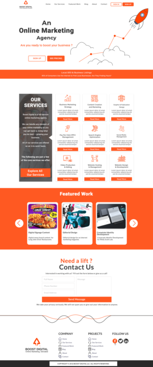 Web Design by divyanshutomar78 for this project | Design: #25072136