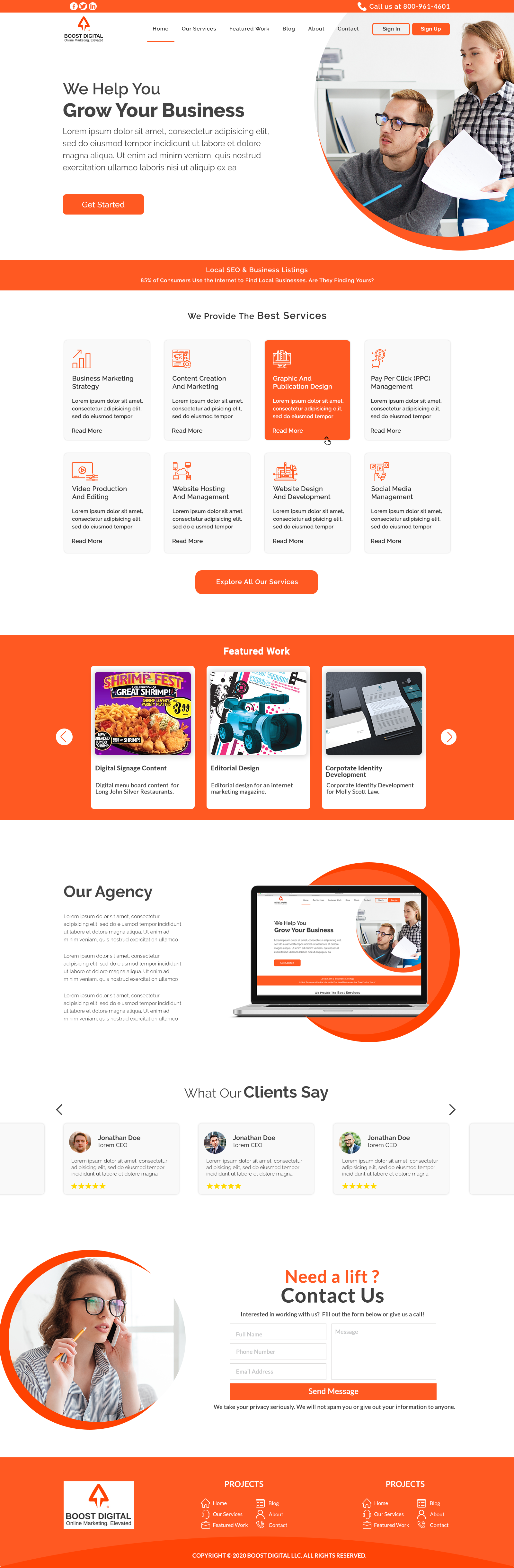 Web Design by divyanshutomar78 for this project | Design #25097665