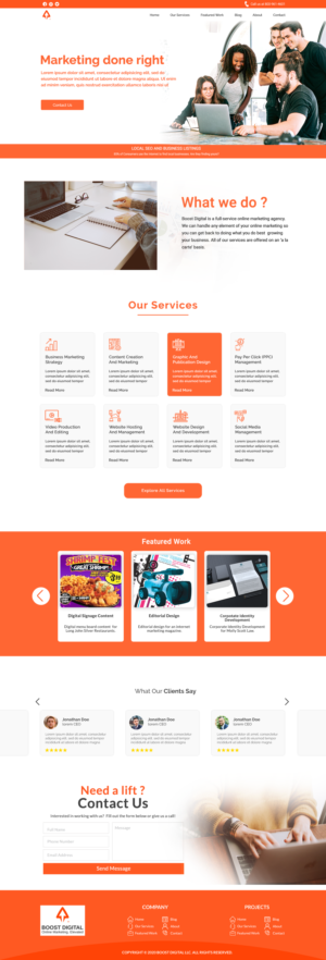 Web Design by divyanshutomar78 for this project | Design: #25097857