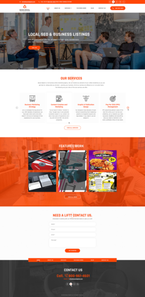 Online Marketing Agency Website | Web Design by Ved Web Services