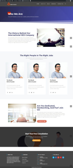 Web Design by Adeel Rahman for this project | Design: #25045285