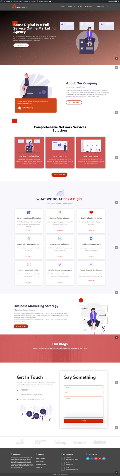 Diseño Web por Adeel Rahman para este proyecto | Diseño #25045305