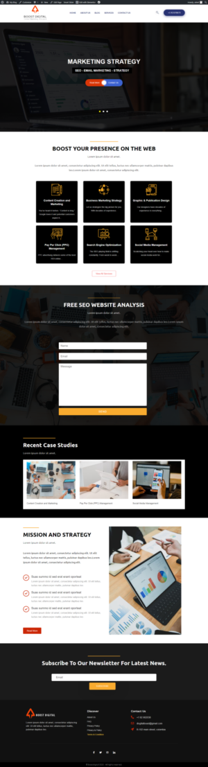 Web Design by Adeel Rahman for this project | Design: #25054892