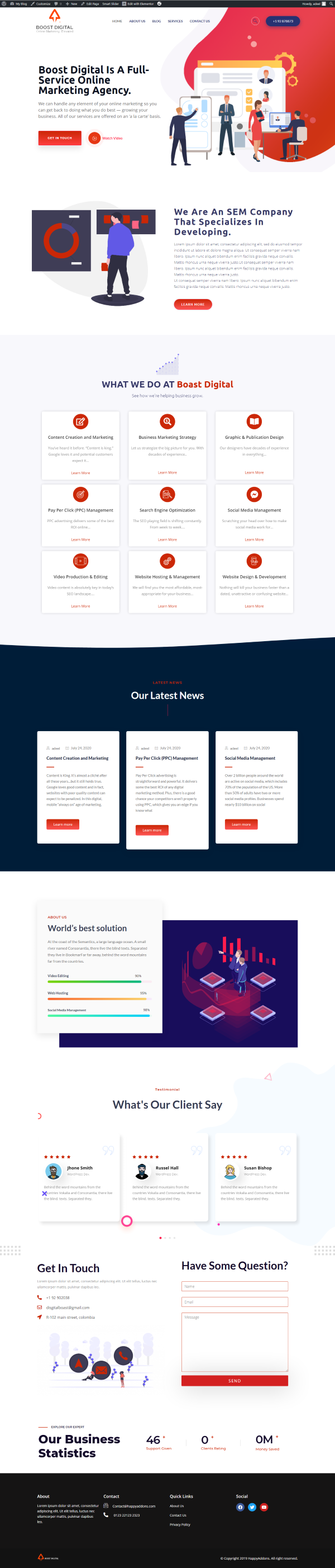 Web Design by Adeel Rahman for this project | Design #25067416