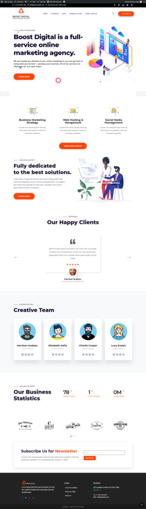 Web Design by Adeel Rahman for this project | Design: #25108323