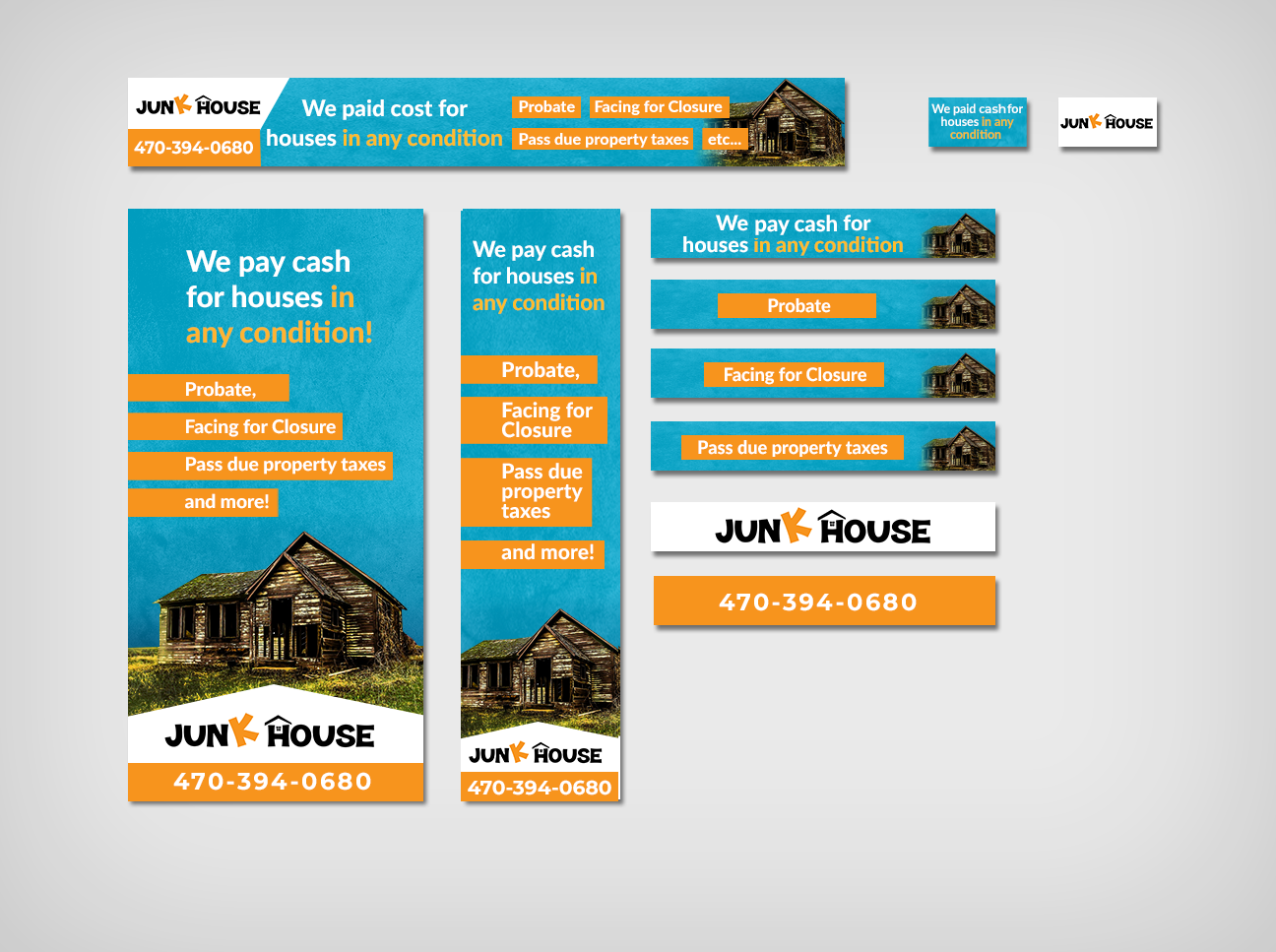 Banner-Design von MNM für Junk House | Design #25033661