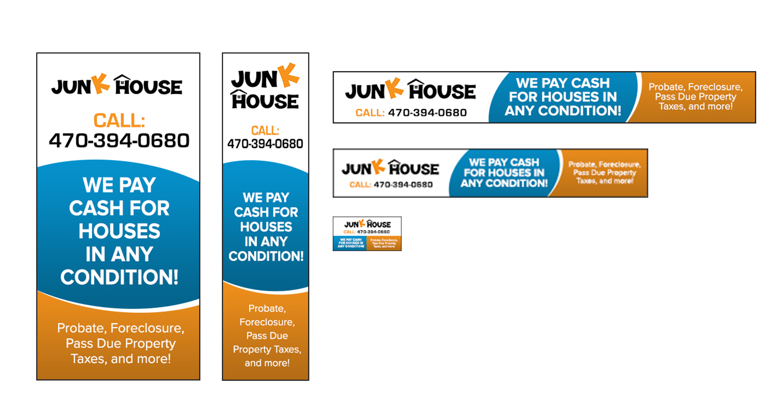 Banner Ad Design by ARTOGRAPHY for Junk House | Design #25041917