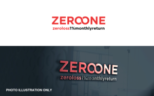 as you can see in the attached: zeroloss1%monthlyreturn.  with no space between words | Logo-Design von MT
