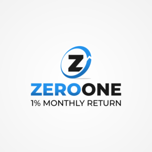 as you can see in the attached: zeroloss1%monthlyreturn.  with no space between words | Logo Design by sachin95