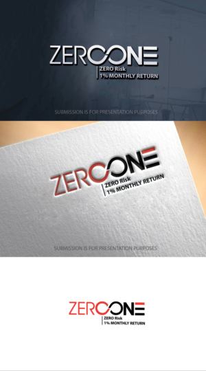 as you can see in the attached: zeroloss1%monthlyreturn.  with no space between words | Logo-Design von graphicevolution