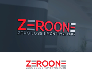 as you can see in the attached: zeroloss1%monthlyreturn.  with no space between words | Logo Design by GoodTimes$$$