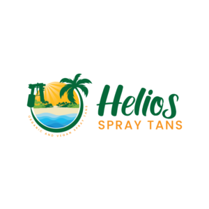 Helios Spray Tans -- Organic and Vegan Spray Tans | Logo Design by rozT