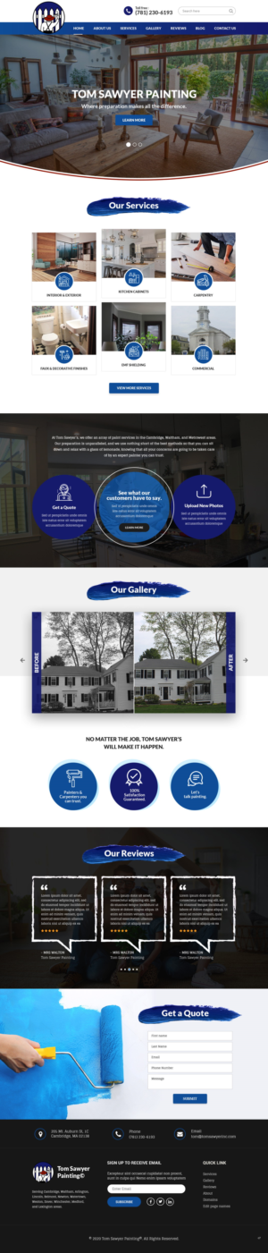 Web Design by pb for this project | Design: #25032657
