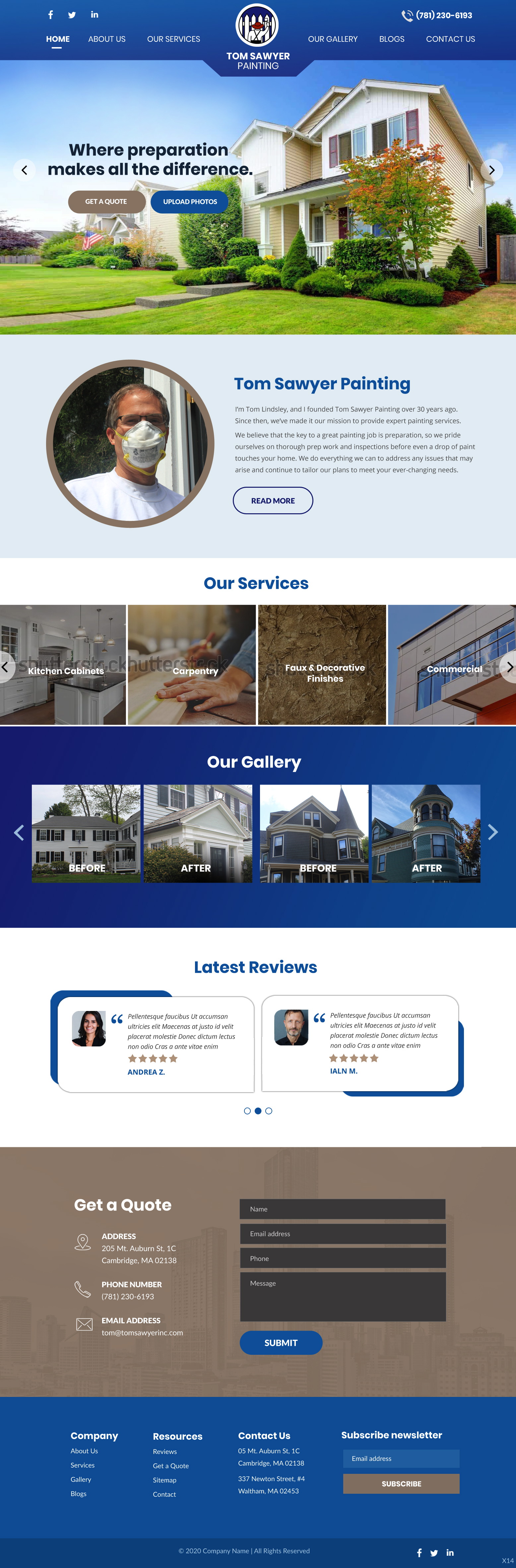 Web Design by pb for this project | Design: #25032658