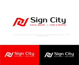 Sign City - digital imaging - signs and graphics | Logo Design by Ng V Duc