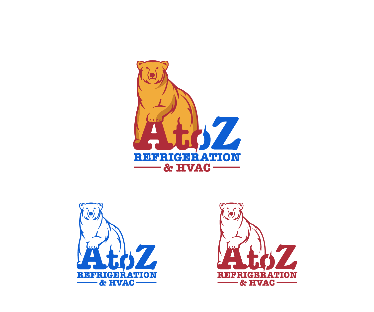 Diseño de Logo por anico para A to Z Refrigeration & HVAC, Inc. | Diseño: #25102037