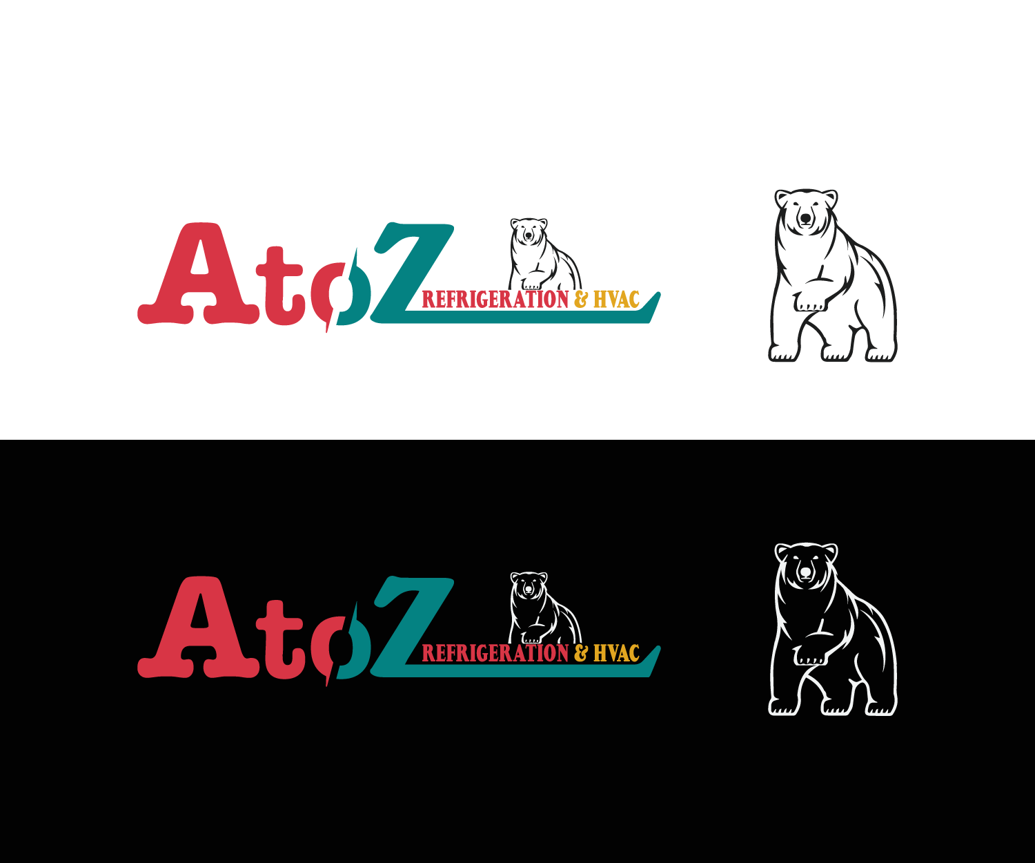 Logo Design by anico for A to Z Refrigeration & HVAC, Inc. | Design #25288569