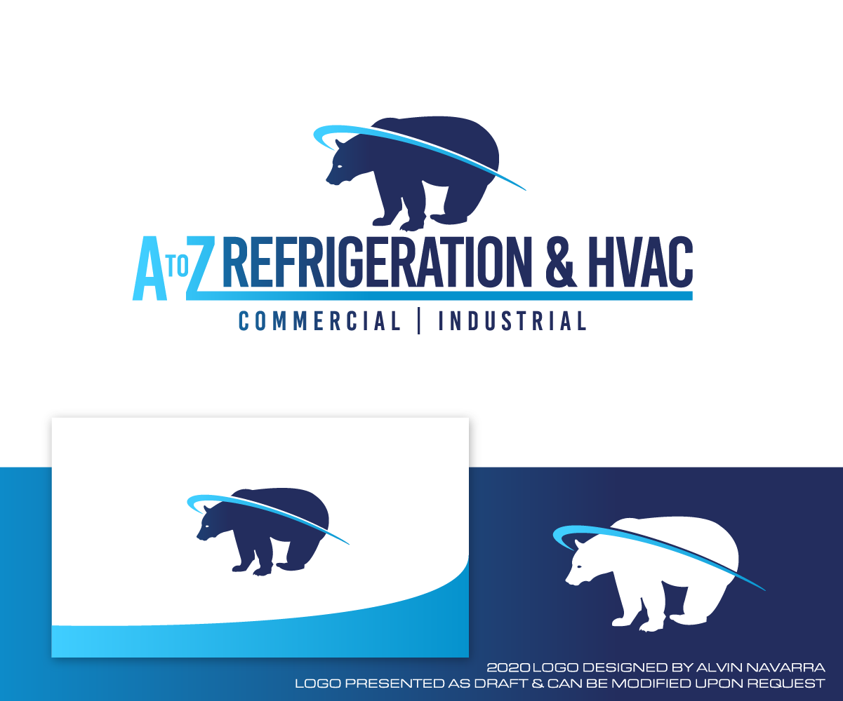 Logo Design by alvinnavarra for A to Z Refrigeration & HVAC, Inc. | Design #25113167