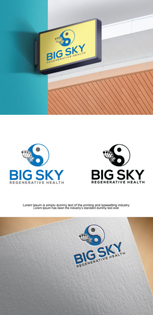 Big Sky Regenerative Health | Logo Design by ZJ Design