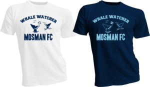 Mosman FC "Whale Watchers" supporter t-shirt | T-Shirt-Design von bacujkov