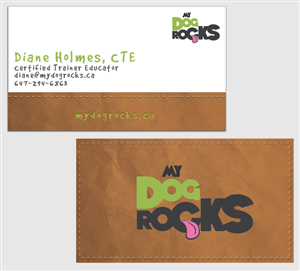 My Dog Rocks business card | Diseño de Tarjeta de Presentación por jaime.sp
