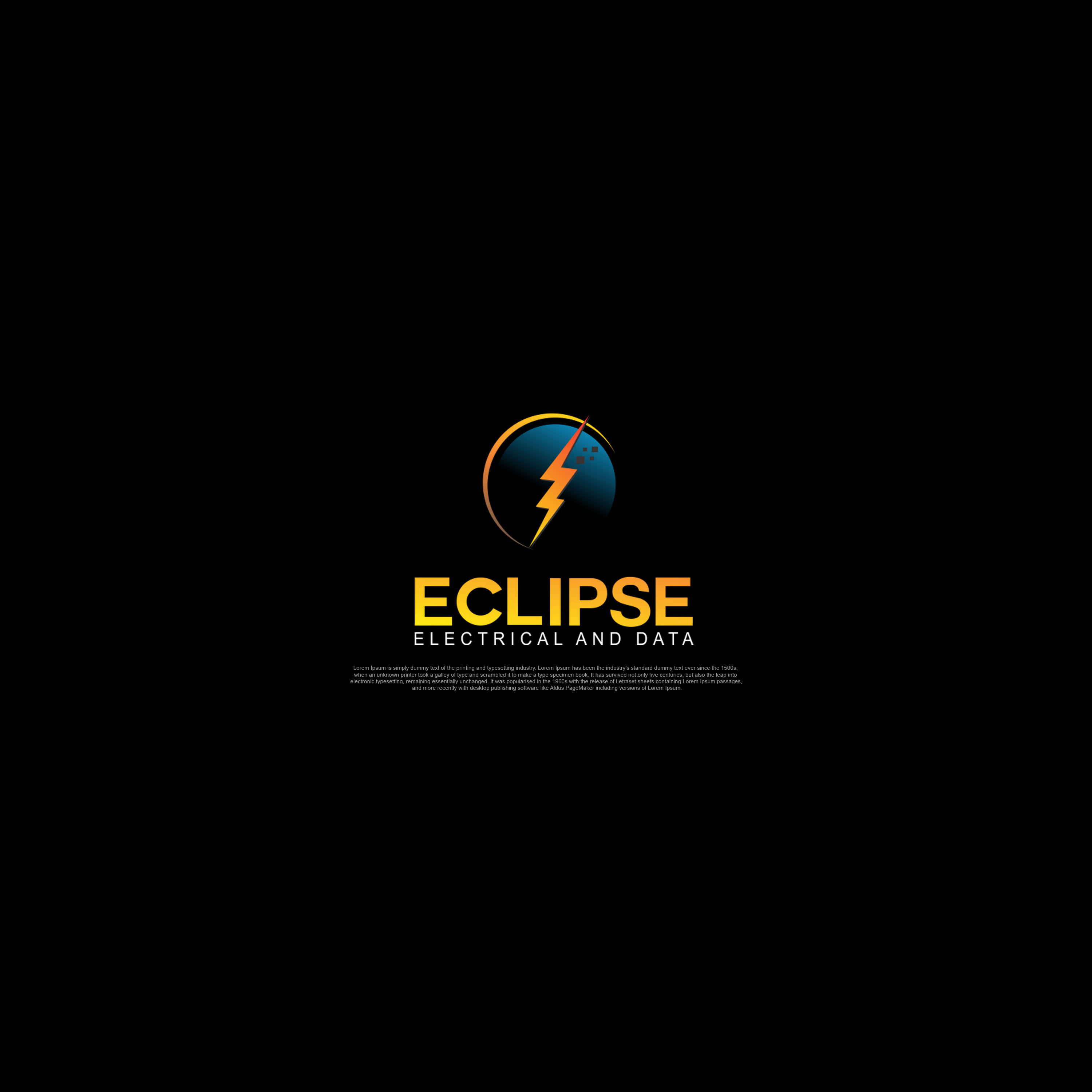Logo-Design von graphic.art13 für Eclipse Electrical and data | Design #25026617