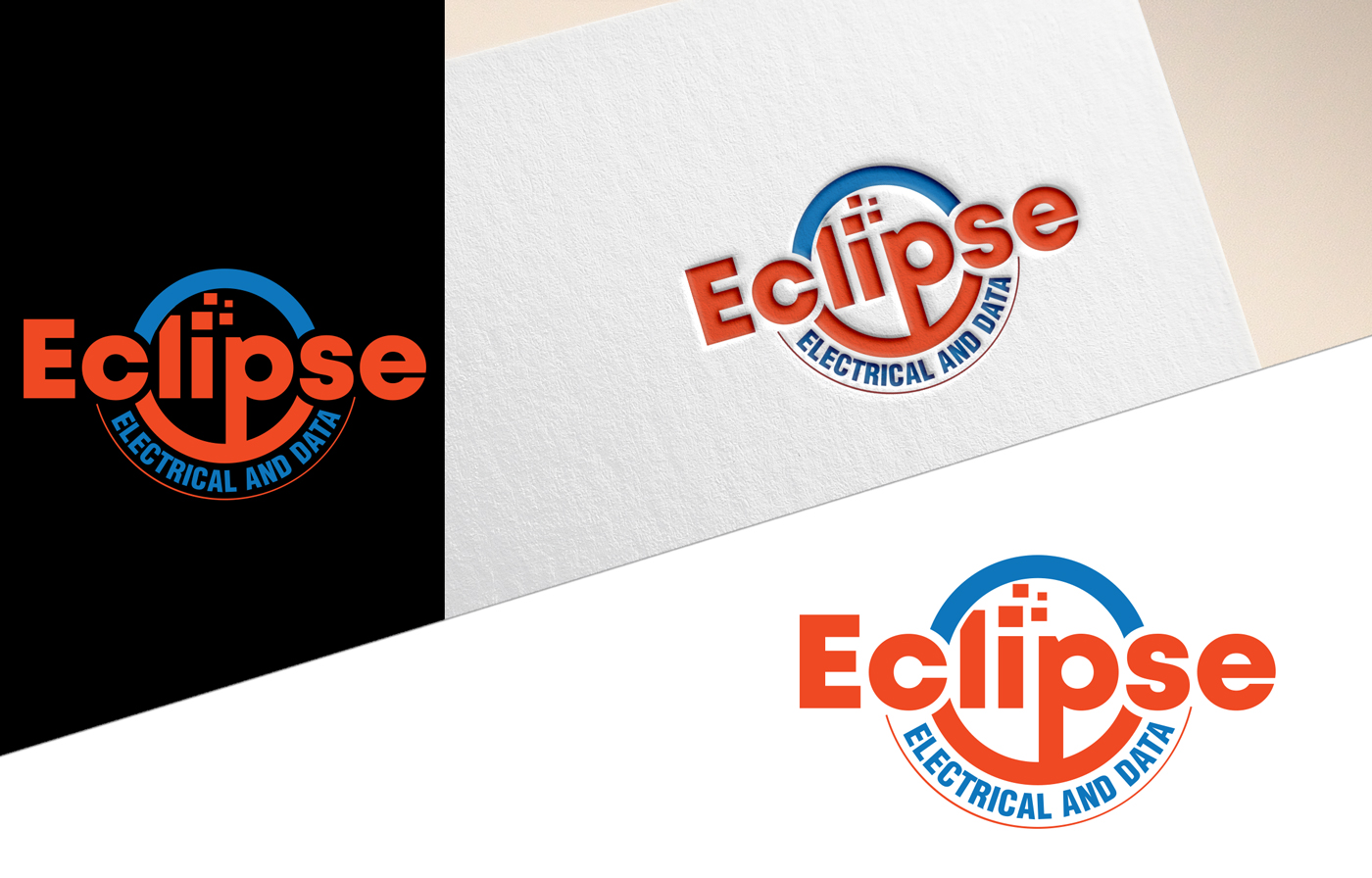 Logo-Design von Rubia@ für Eclipse Electrical and data | Design #25030504