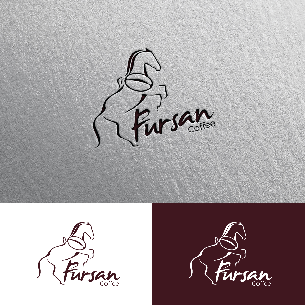 Logo Design by Rii for Fursan coffee | Design #25027790