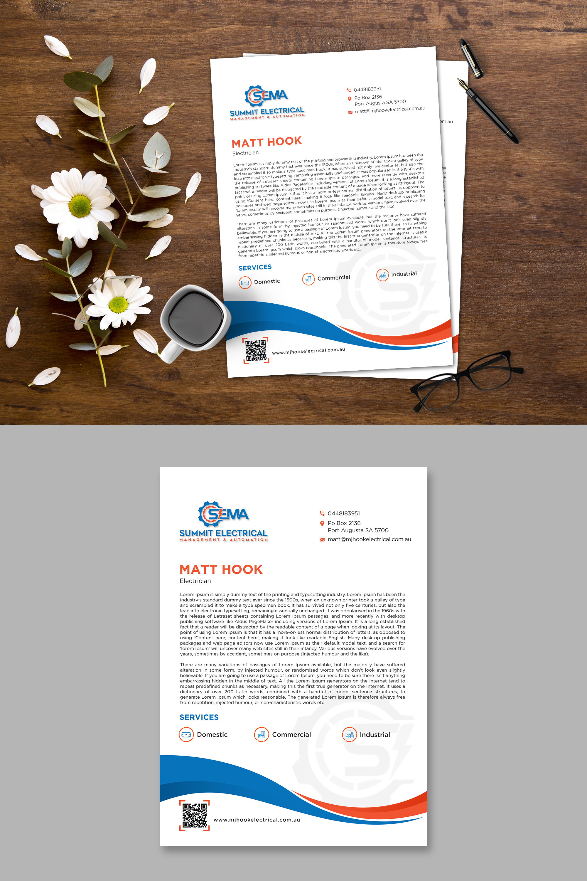 Letterhead Design by debdesign for this project | Design #25030899
