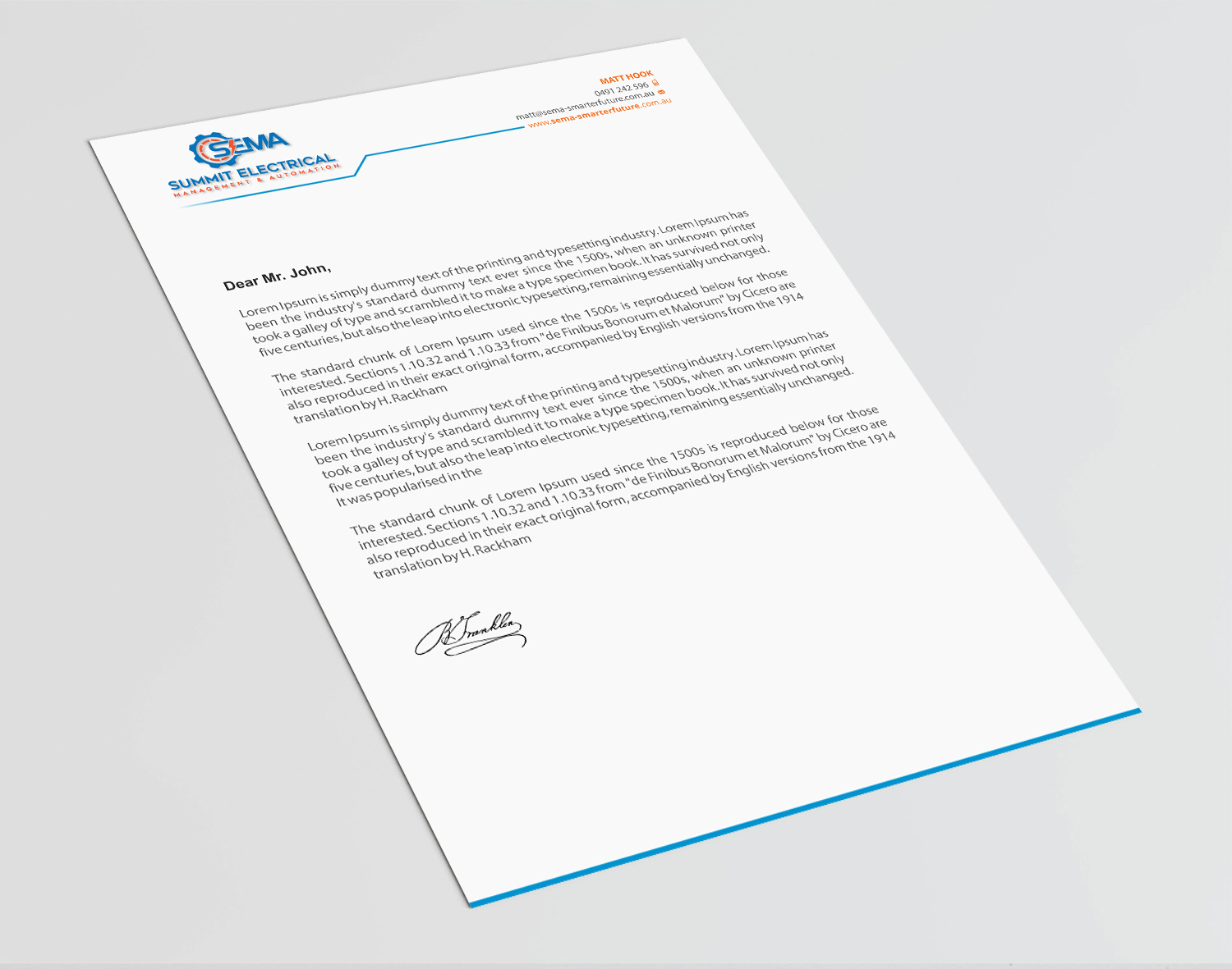 Letterhead Design by Infinitive Technology for this project | Design #25029544