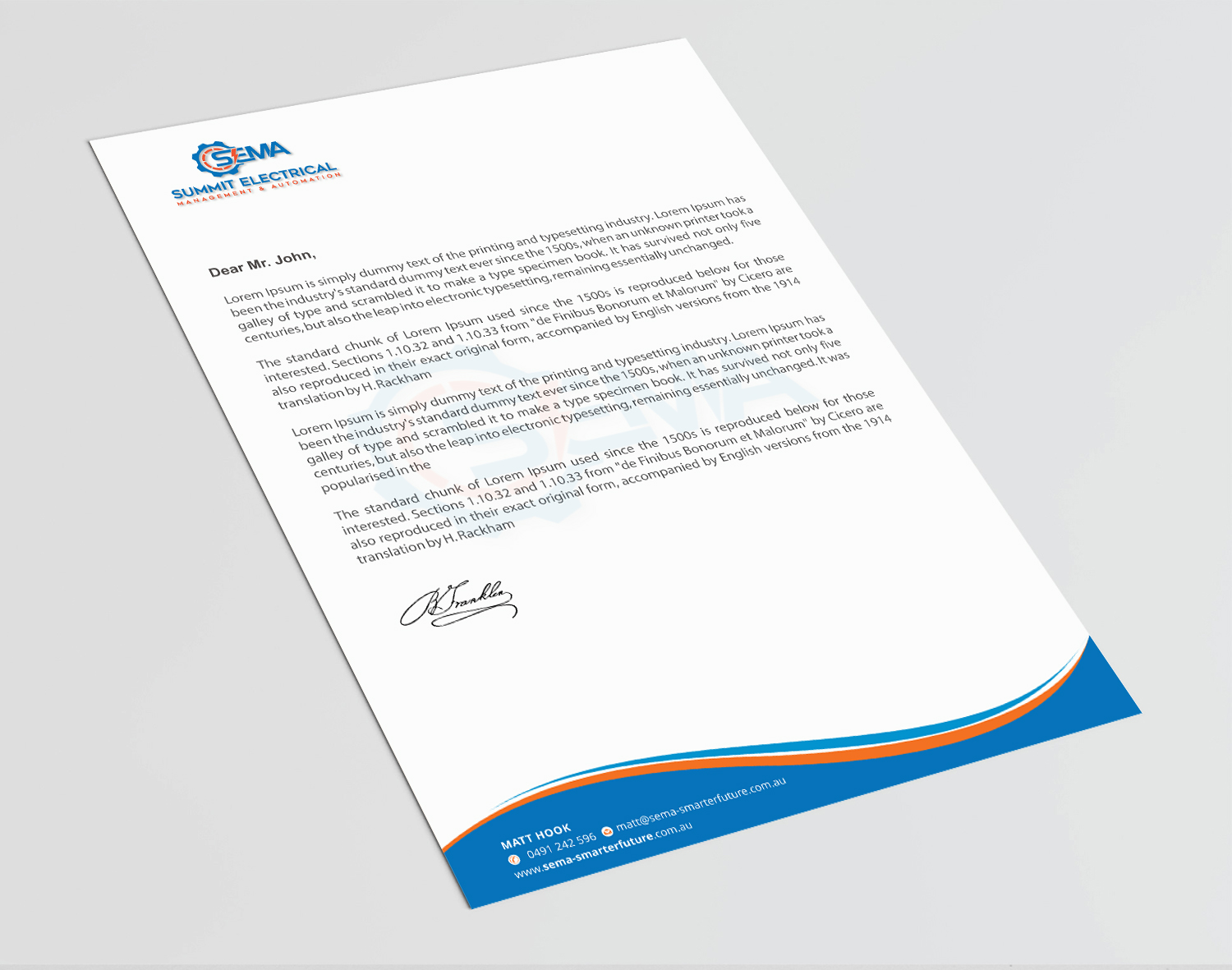 Letterhead Design by Infinitive Technology for this project | Design #25030213
