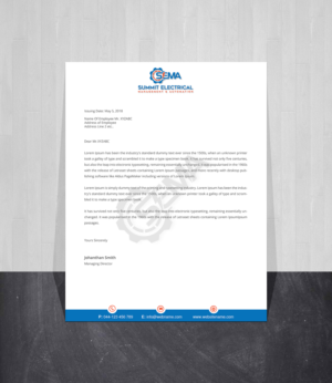 Letterhead Design by Creations Box 2015 for this project | Design: #25033388