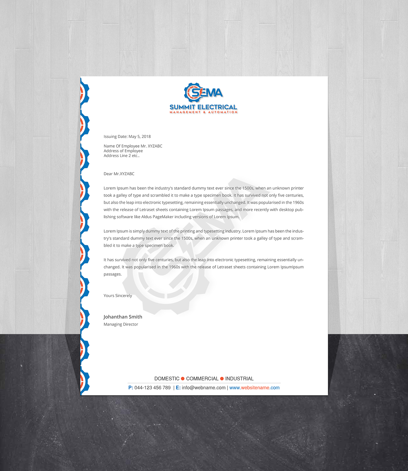 Diseño de Membrete por Creations Box 2015 para este proyecto | Diseño #25033406