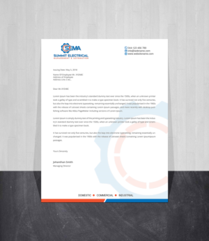 Letterhead Design by Creations Box 2015 for this project | Design: #25053250