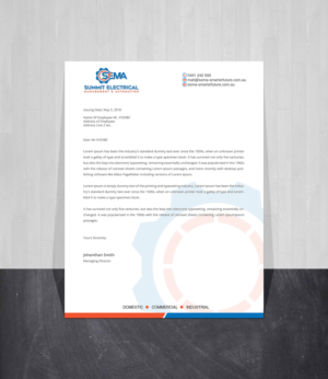 Letterhead Design by Creations Box 2015 for this project | Design: #25053251