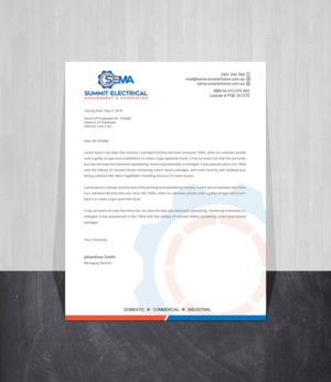 Letterhead Design by Creations Box 2015 for this project | Design: #25119675